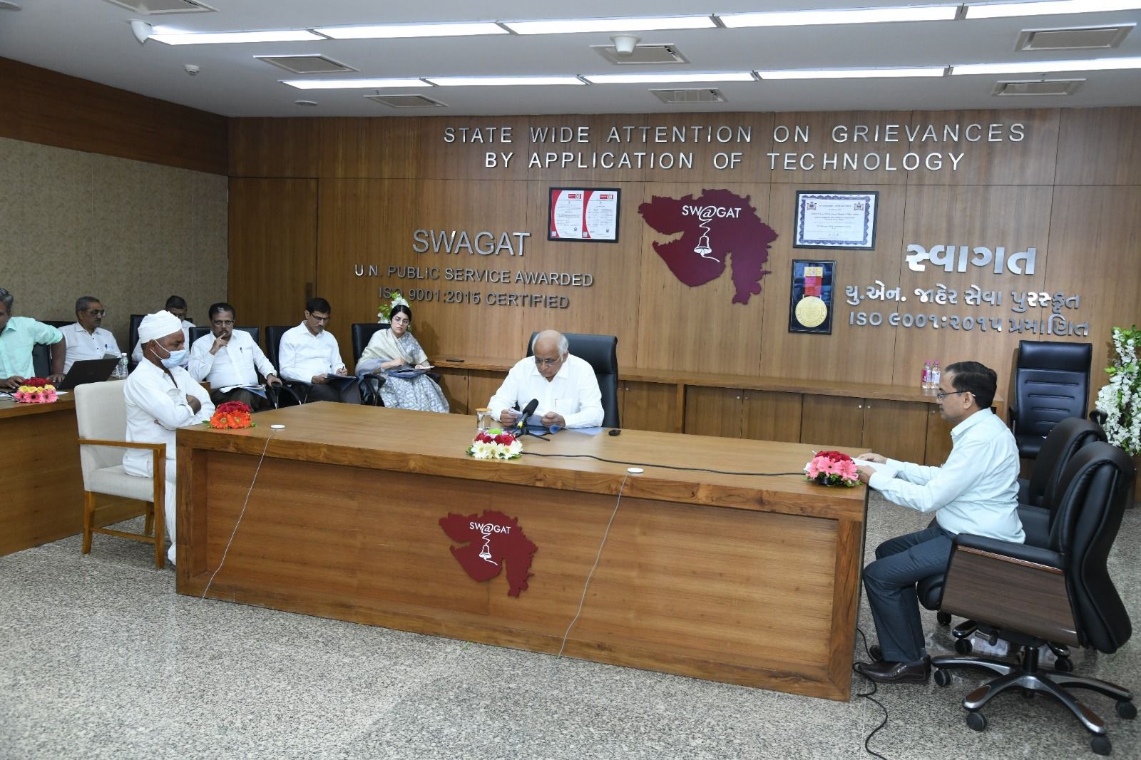 રાજ્યકક્ષાનો સ્વાગત ઓનલાઇન જનફરિયાદ નિવારણ કાર્યક્રમ યોજાયો:નાના માનવીઓની સમસ્યા-રજૂઆતોનું ત્વરિત નિવારણ લાવવા જિલ્લા વહીવટી તંત્ર વાહકોને મુખ્યમંત્રી ભૂપેન્દ્ર પટેલની તાકિદ 