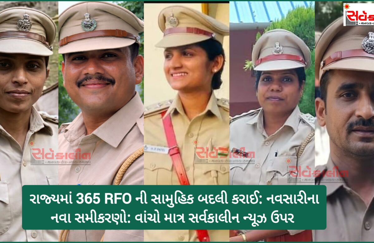 વન વિભાગમાં મોટો વહીવટી ફેરફાર: રાજ્યના 365 RFO ની સામુહિક બદલી, જાણો નવસારીના નવા સમીકરણો